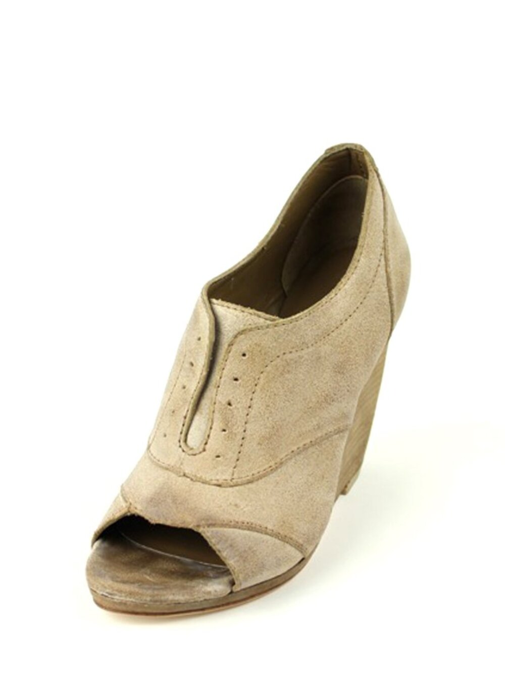 Joe's Jeans Cristy Open-Toe Pump Tan Nude